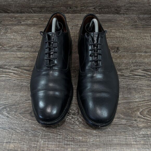 Allen Edmonds Park Avenue Shoes Men\'s 10 D Black Leather Dress Cap Toe Oxford main image 4